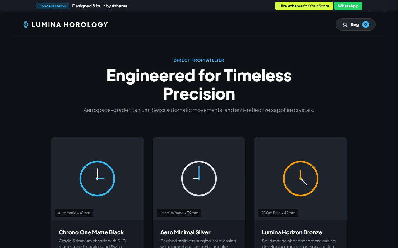 Lumina Minimalist Horology Case Study